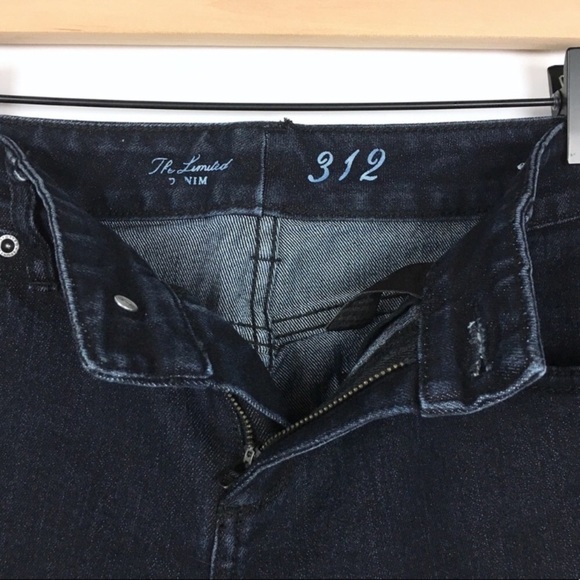 THE LIMITED Jeans 312 Bootcut Dark Wash Stretch Mid Rise Denim Size 8 - Picture 3 of 6